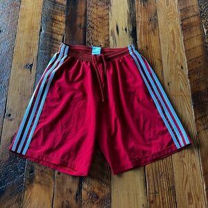 Adidas women’s baggy Y2K Adam Sandler lazy luxe style Shorts size small